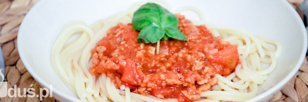 Nietypowe spaghetti (wegetariańskie)