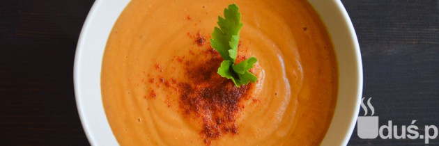 Zupa krem z soczewicy i suszonych pomidorów