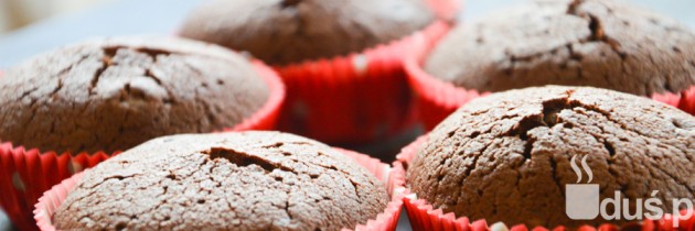 Muffinki czekoladowe – bezglutenowe brownie