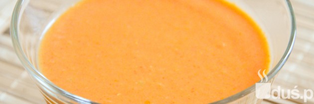 Zupa krem z pomidorów z mleczkiem kokosowym czyli pomidorowa w nowym wydaniu